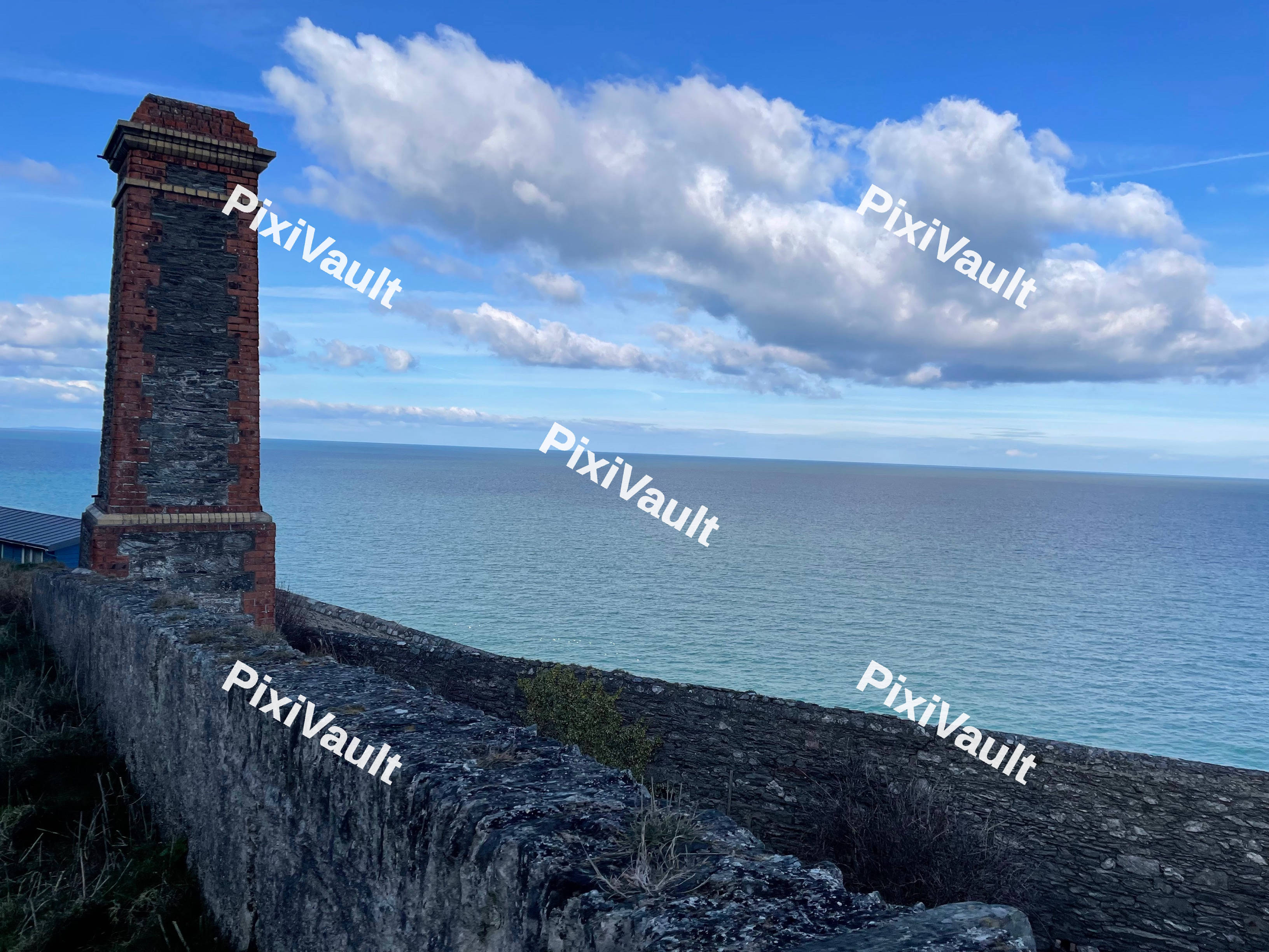 Wall Next To Beautiful Sea